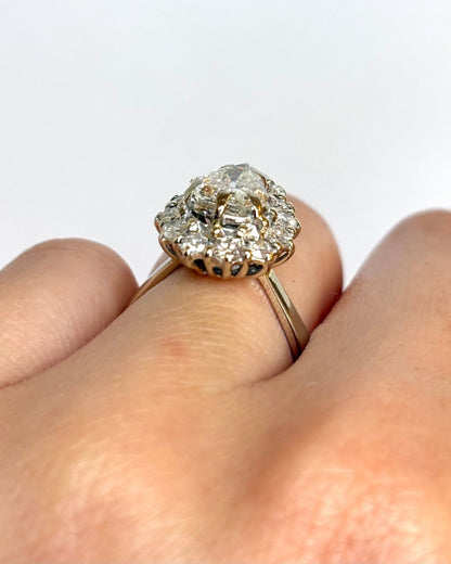 Bague Marguerite Diamants 1.44 carat "Amaya" - Elliade Paris