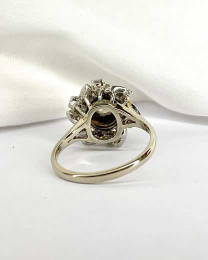 Bague Marguerite Diamants 1.53 carat &quot;Sade&quot; - Elliade Paris