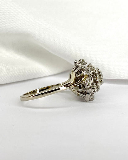 Bague Marguerite Diamants 1.53 carat &quot;Sade&quot; - Elliade Paris