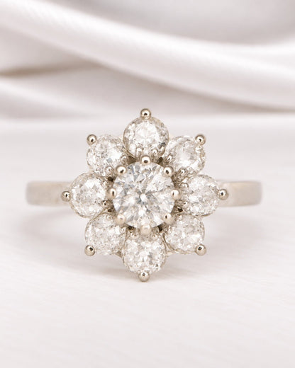 Bague Marguerite Diamants 2.70 carats 5.38g "Minerva" - Elliade Paris