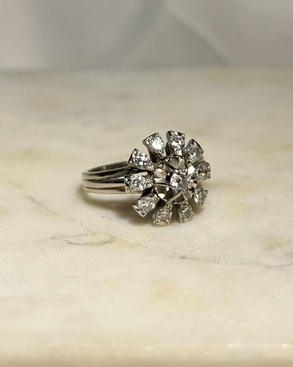 Bague Marguerite Diamants &quot;Alizée&quot; - Elliade Paris