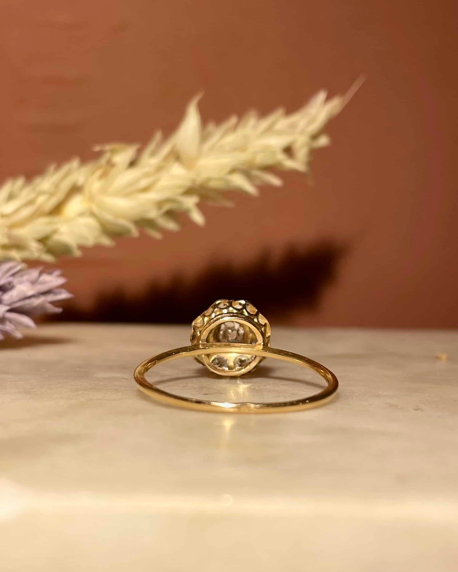 Bague Marguerite Diamants 0.70 carat &quot;Cloé&quot;