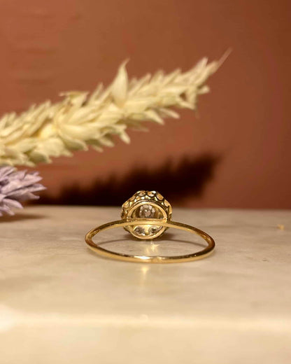 Bague Marguerite Diamants 0.70 carat &quot;Cloé&quot;