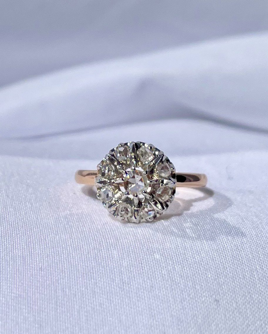 Bague Marguerite Diamants "Erin" - Elliade Paris