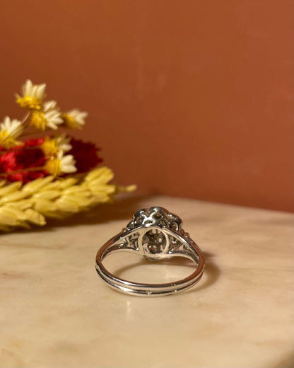 Bague Marguerite Diamants &quot;Gilmore&quot; - Elliade Paris