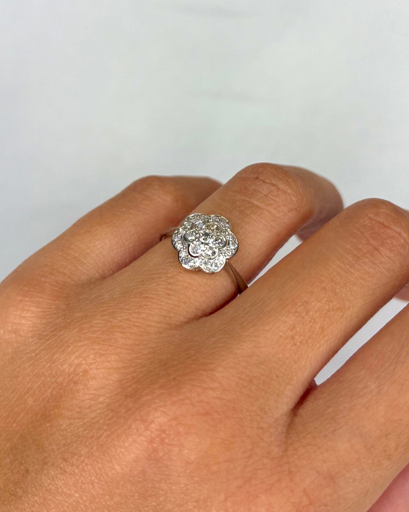 Bague Marguerite Diamants "Jeanne" - Elliade Paris