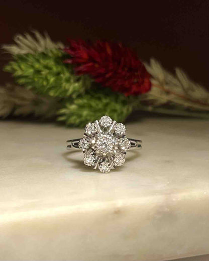 Bague Marguerite Diamants &quot;Lali&quot; - Elliade Paris