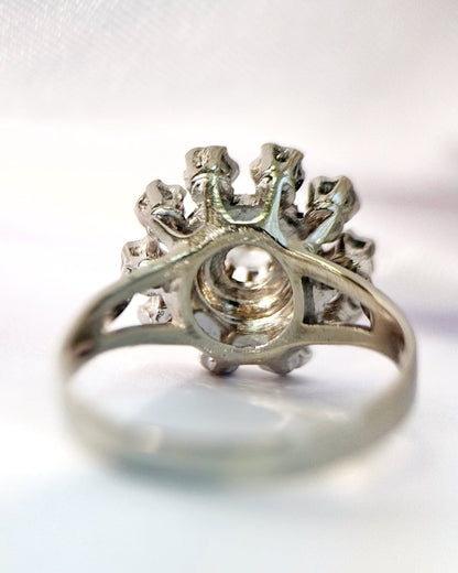 Bague Marguerite Diamants "Leonarde" - Elliade Paris