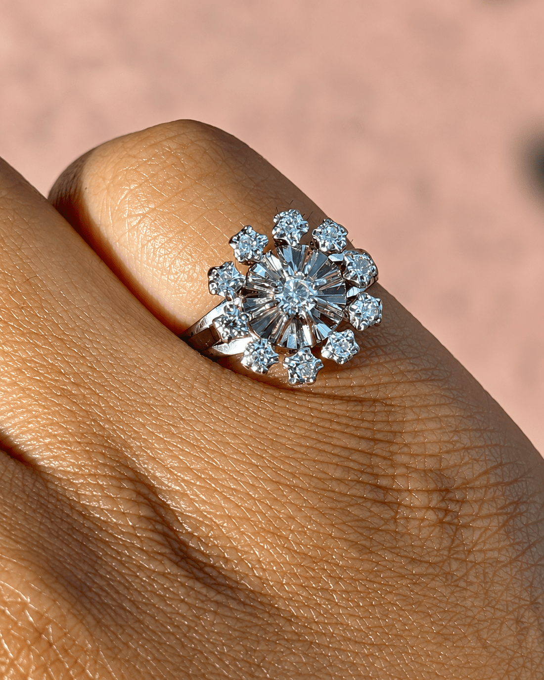 Bague Marguerite Diamants "Leonarde" - Elliade Paris