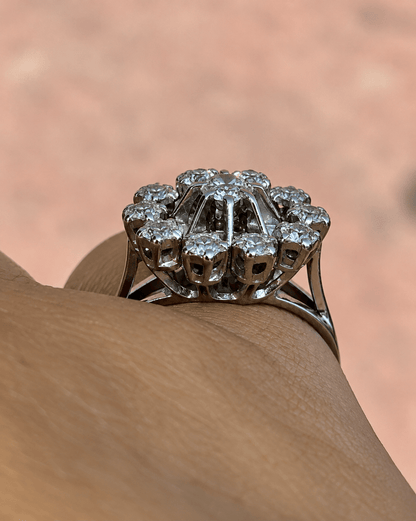 Bague Marguerite Diamants "Leonarde" - Elliade Paris