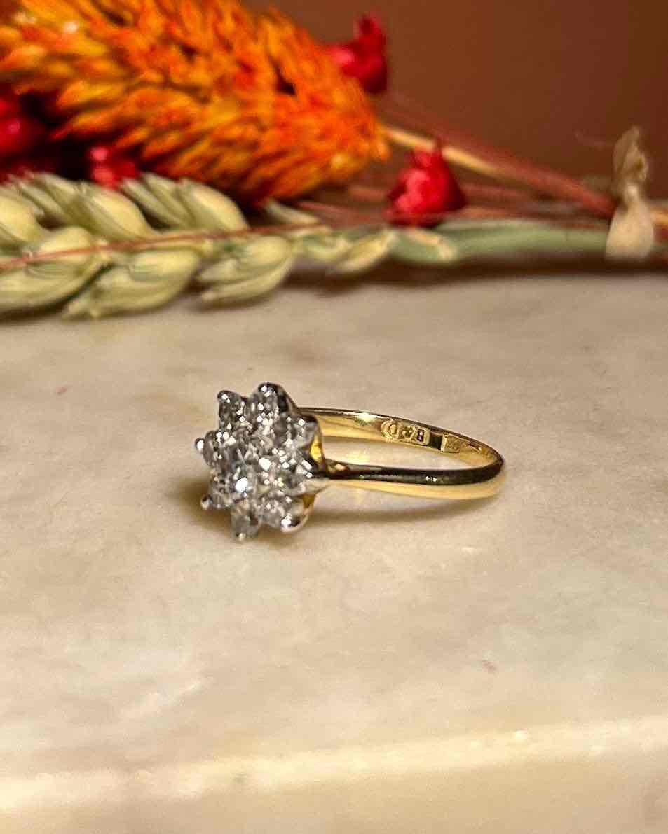 Bague Marguerite Diamants "Lila" - Elliade Paris
