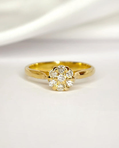 Bague Marguerite Diamants "Maritza" - Elliade Paris