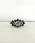 Bague Marguerite Diamants & Saphirs "Giulia" - Elliade Paris