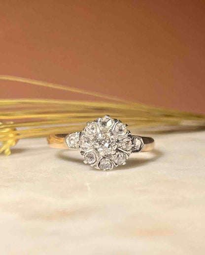 Bague Marguerite diamants &quot;Tenesse&quot; - Elliade Paris