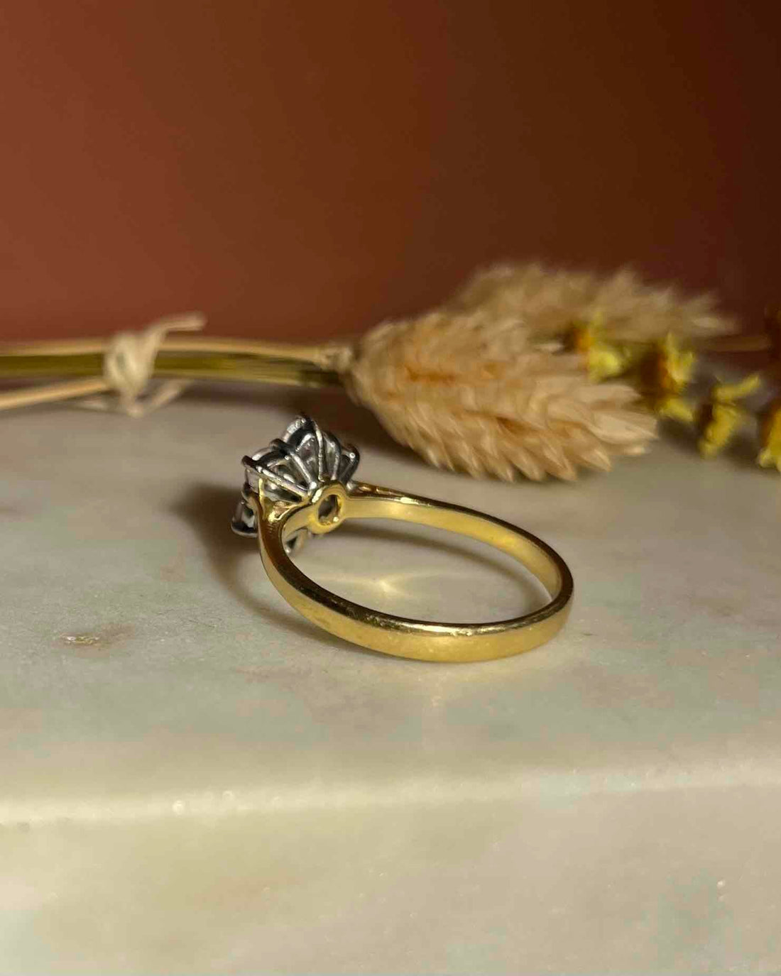 Bague Marguerite diamants &quot;Tila&quot; - Elliade Paris