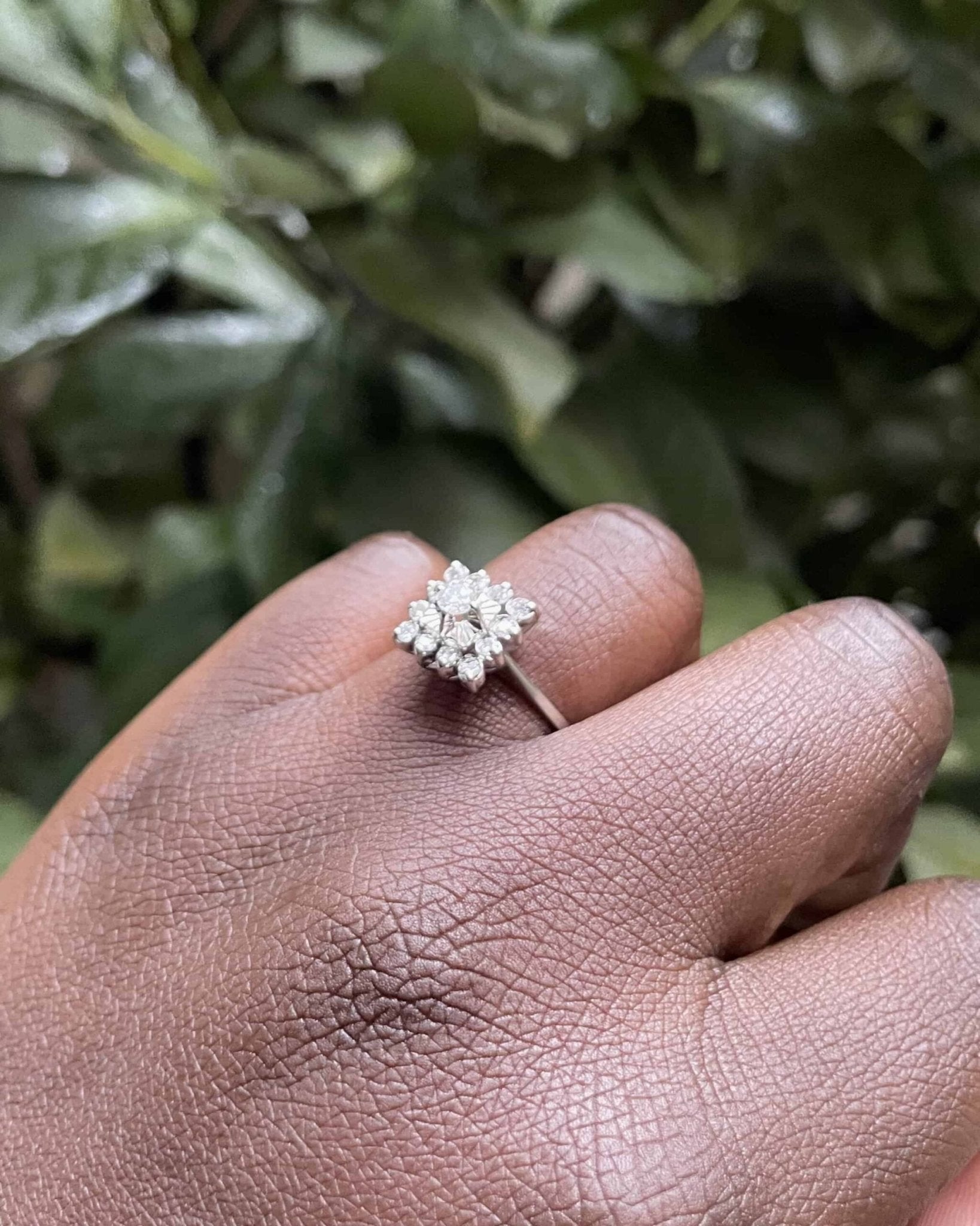 Bague Marguerite Diamants &quot;Youmna&quot; - Elliade Paris