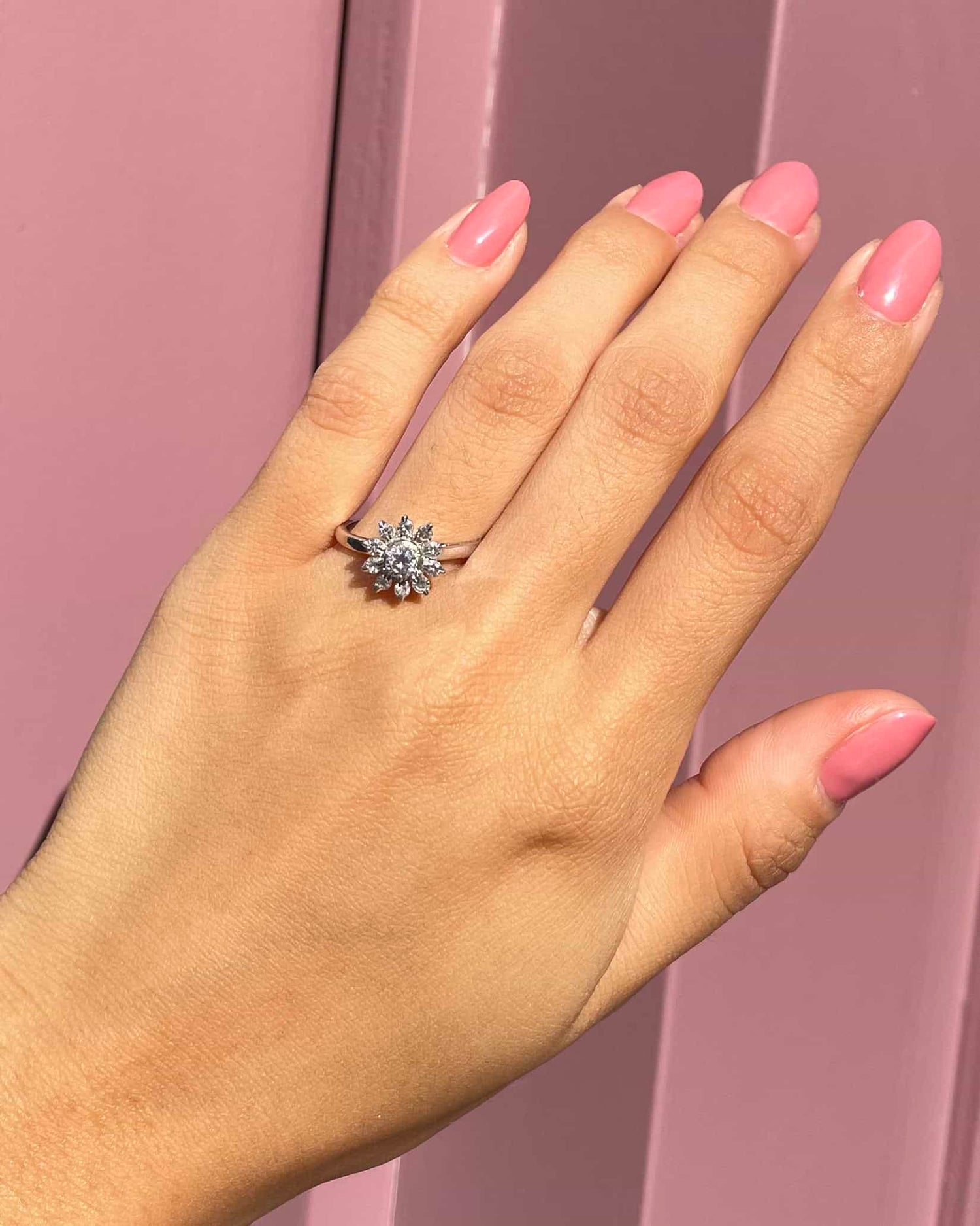 Bague Marguerite Diamants 0.40 carat &quot;Maude&quot;