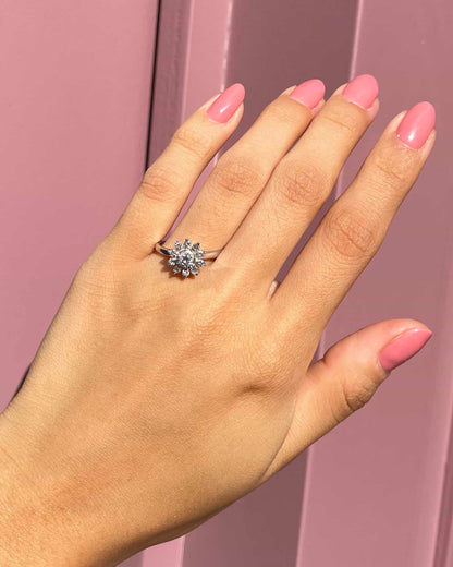 Bague Marguerite Diamants 0.40 carat &quot;Maude&quot;