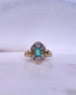 Bague Marguerite Émeraude 0.30 carat & Diamants "Aëla” - Elliade Paris