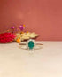 Bague Marguerite Émeraude 0.50 carat & Diamants "Jane" - Elliade Paris