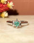 Bague Marguerite Emeraude & Diamants "Doriane" - Elliade Paris