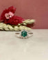 Bague Marguerite Émeraude & Diamants "Noelle" - Elliade Paris