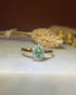 Bague Marguerite Émeraude & Diamants "Nouna" - Elliade Paris