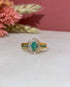 Bague Marguerite Émeraudes & Diamants "Clara" - Elliade Paris