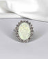 Bague Marguerite Opale 6.40 carats et Diamants 1.40 carat "Wilona" - Elliade Paris
