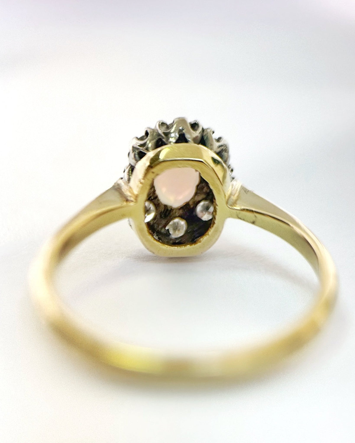 Bague Marguerite Opale &amp; Diamants "Victoire" - Elliade Paris