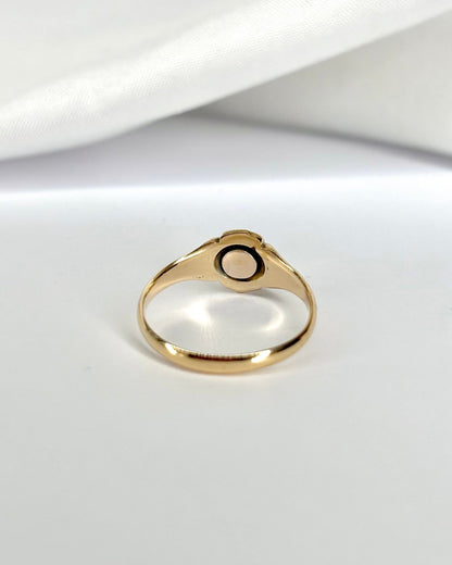 Bague Marguerite Opale &amp; Rubis 0.36 carat &quot;Eden&quot; - Elliade Paris