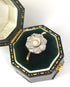 Bague Marguerite Perle & Diamants 0.48 carat "Manna" - Elliade Paris