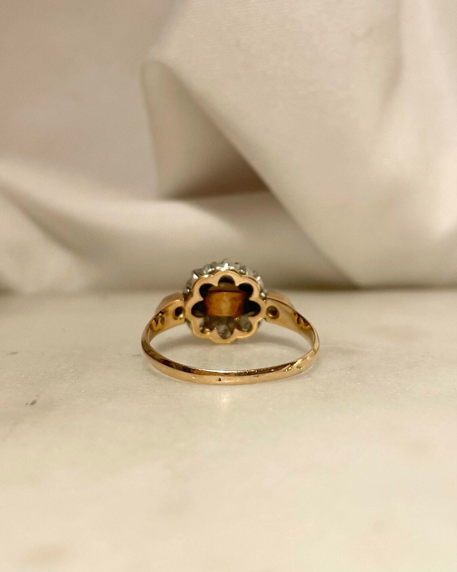 Bague Marguerite Perle &amp; Diamants &quot;Isaé&quot; - Elliade Paris