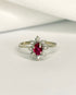 Bague Marguerite Rubis 0.57 carat & Diamants "Tania" - Elliade Paris