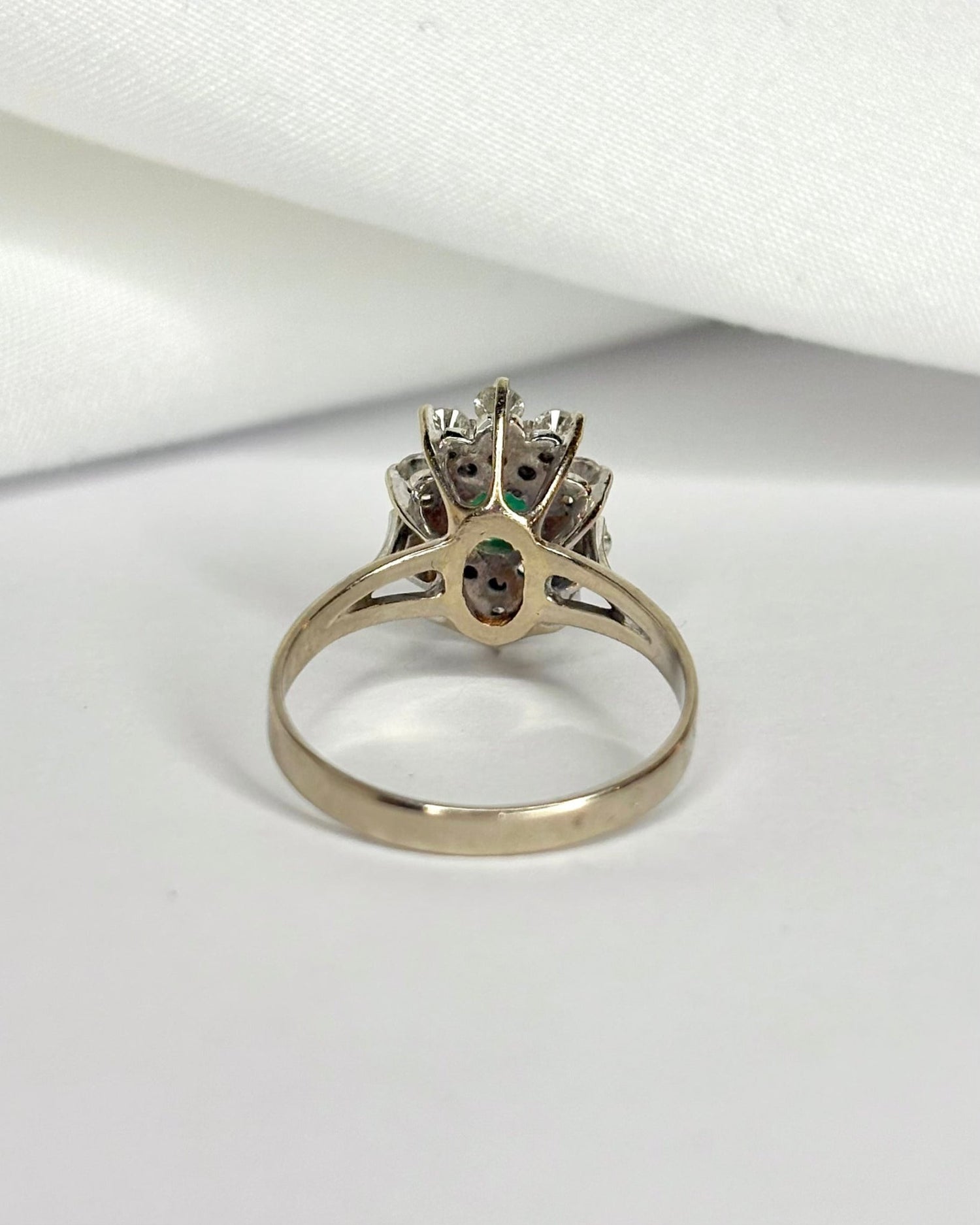 Bague Marguerite Rubis 0.57 carat &amp; Diamants "Tania" - Elliade Paris