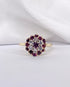 Bague Marguerite Rubis 0.82 carat & 6 Diamants "Pauline" - Elliade Paris