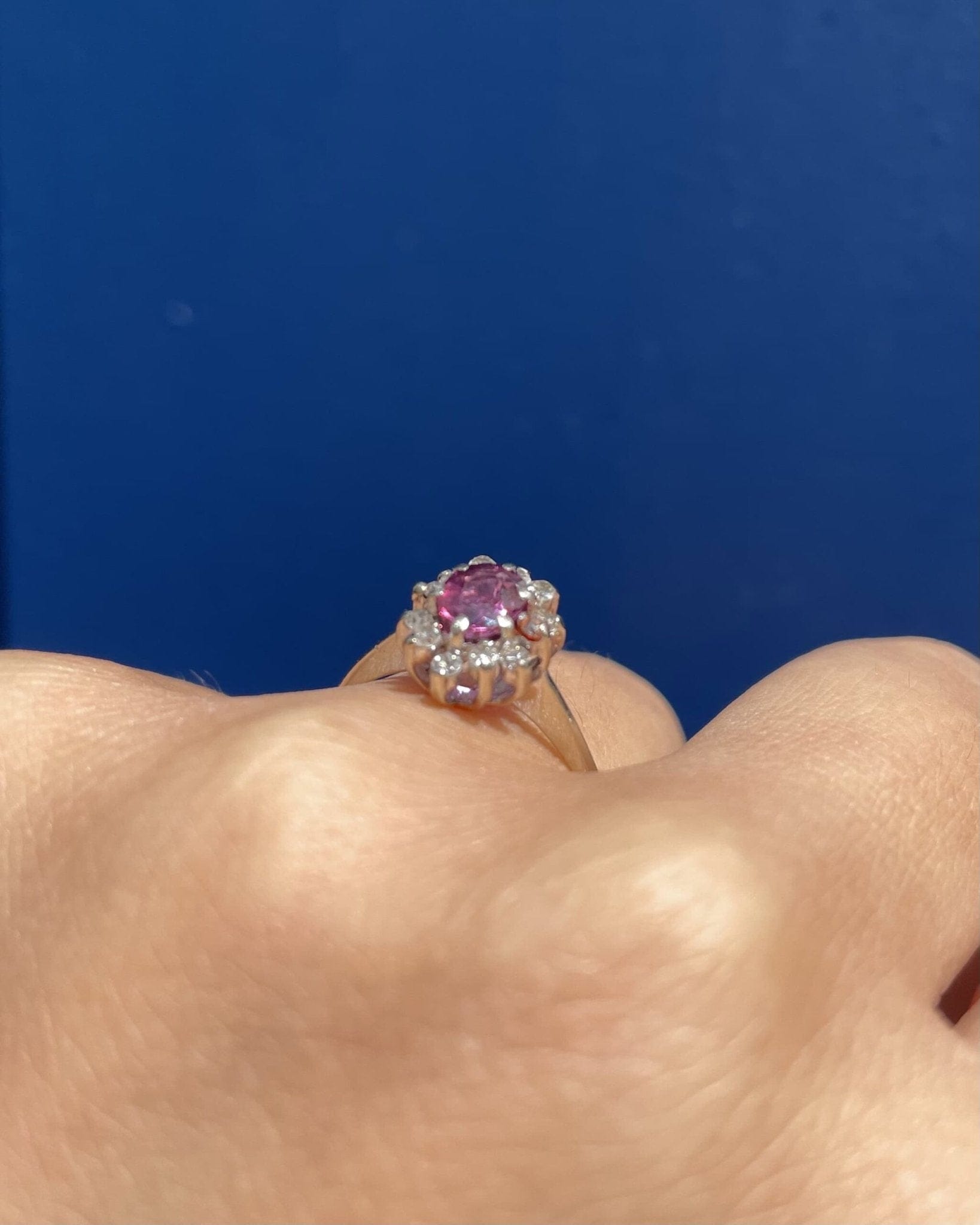 Bague Marguerite Rubis 0.90 carat &amp; Diamants "Jasmine" - Elliade Paris