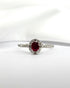 Bague Marguerite Rubis & 28 Diamants "Eloise" - Elliade Paris