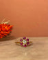 Bague Marguerite Rubis & Diamants "Hamani" - Elliade Paris