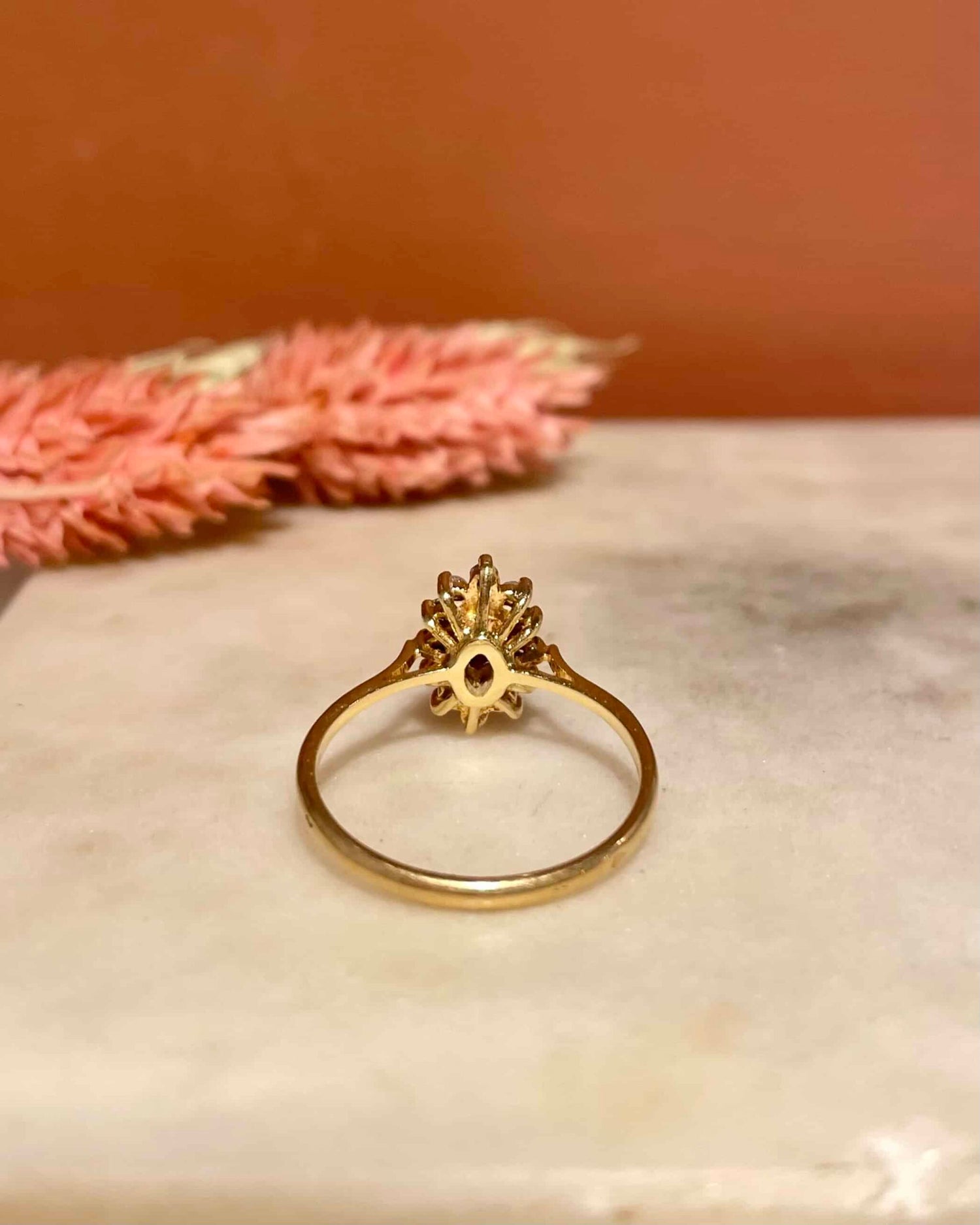 Bague Marguerite Rubis 0.30 Carat &amp; Diamants &quot;Murielle&quot;