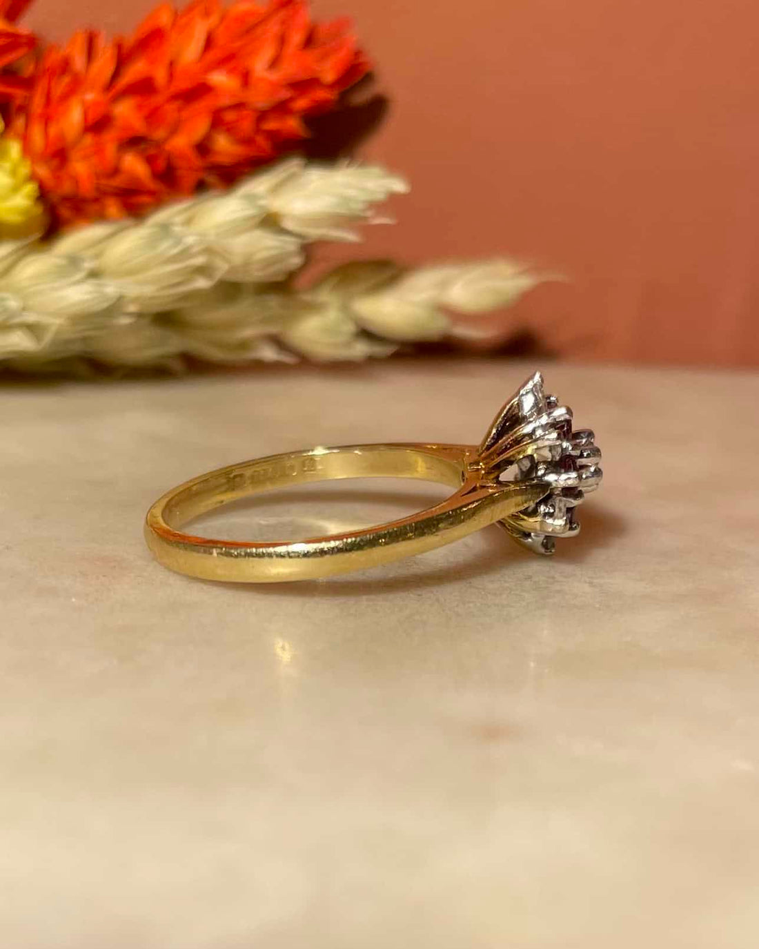 Bague Marguerite Rubis &amp; Diamants &quot;Imaé&quot;