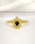 Bague Marguerite Saphir 0.24 carat & Diamants "Solène" - Elliade Paris