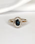 Bague Marguerite Saphir 0.40 carat & Diamants "Christie" - Elliade Paris