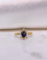 Bague Marguerite Saphir 0.55 carat & Diamants “Flora” - Elliade Paris