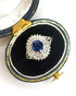 Bague Marguerite Saphir 0.60 carat & Diamants 0.30 carat "Lana" - Elliade Paris