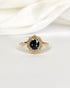 Bague Marguerite Saphir 0.80 carat & Diamants "Cyrielle" - Elliade Paris