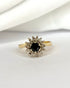 Bague Marguerite Saphir 0.87 carat & Diamants "Violaine" - Elliade Paris