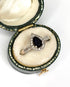 Bague Marguerite Saphir 0.90 carat & Diamants 0.25 carat "Rita" - Elliade Paris