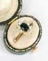 Bague Marguerite Saphir 0.91 carat & Diamants 0.52 carat "Léna" - Elliade Paris
