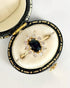 Bague Marguerite Saphir 1 carat & Diamants 0.50 carat "Aurélia" - Elliade Paris